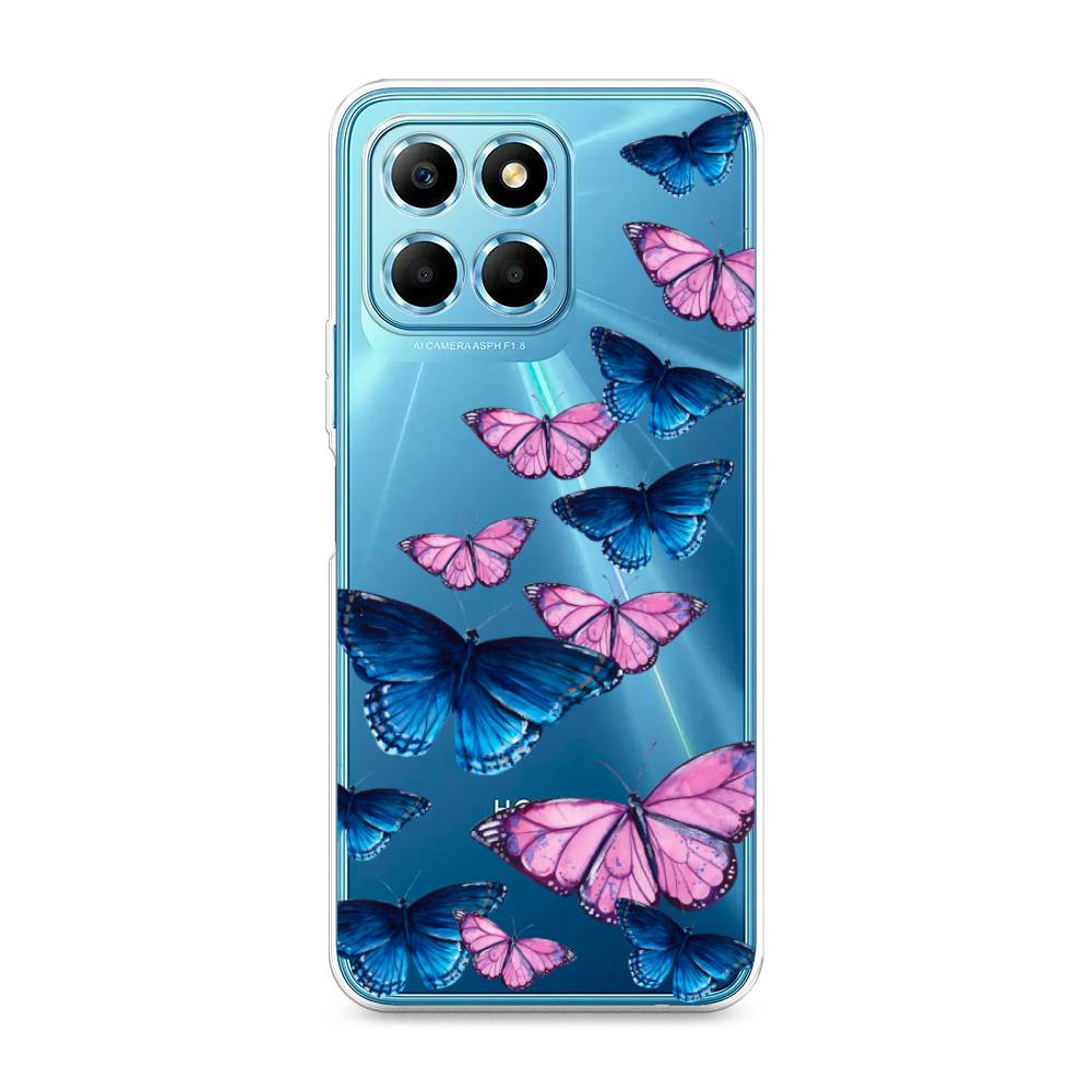 

Чехол Awog 6120250-2 для Honor X6s "Полет бабочек", Синий;черный;розовый, 6120250-2