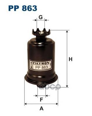 

Фильтр Топливный Mitsubishi Pp863 Nsin0006252978 Filtron арт. PP863