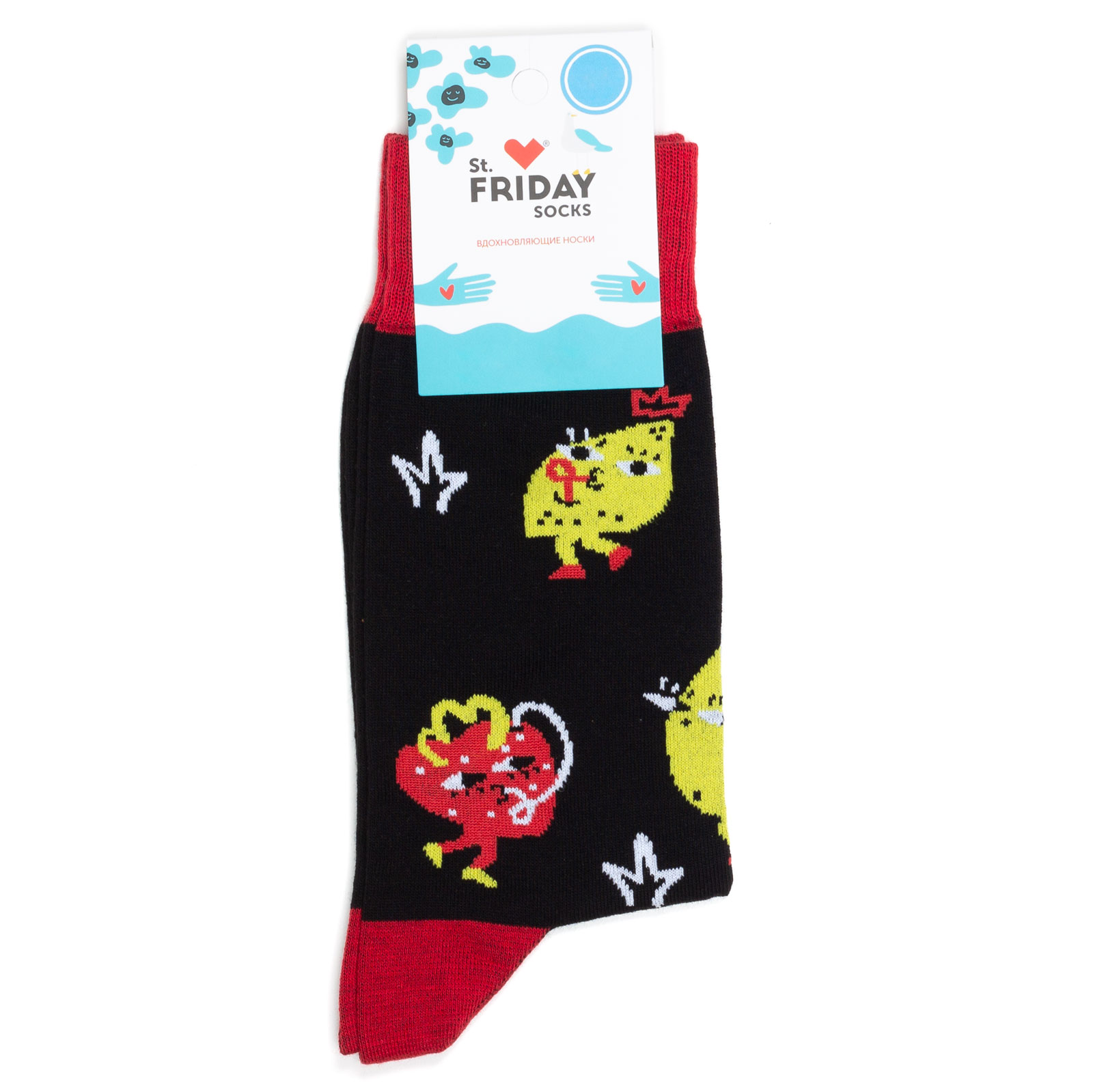

Носки унисекс St. Friday Socks Frukty разноцветные 42-46, Разноцветный, Frukty