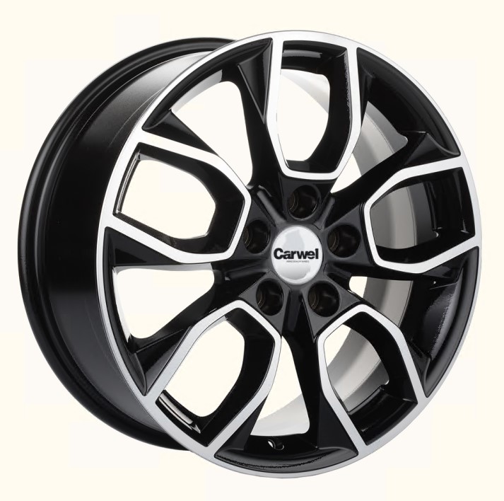 фото Колесный диск r17 5x114,3 7j et48,5 d67,1 carwel ханга 1713 (sportage) abt