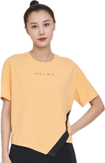 Футболка женская KELME T-Shirt оранжевая 2XL