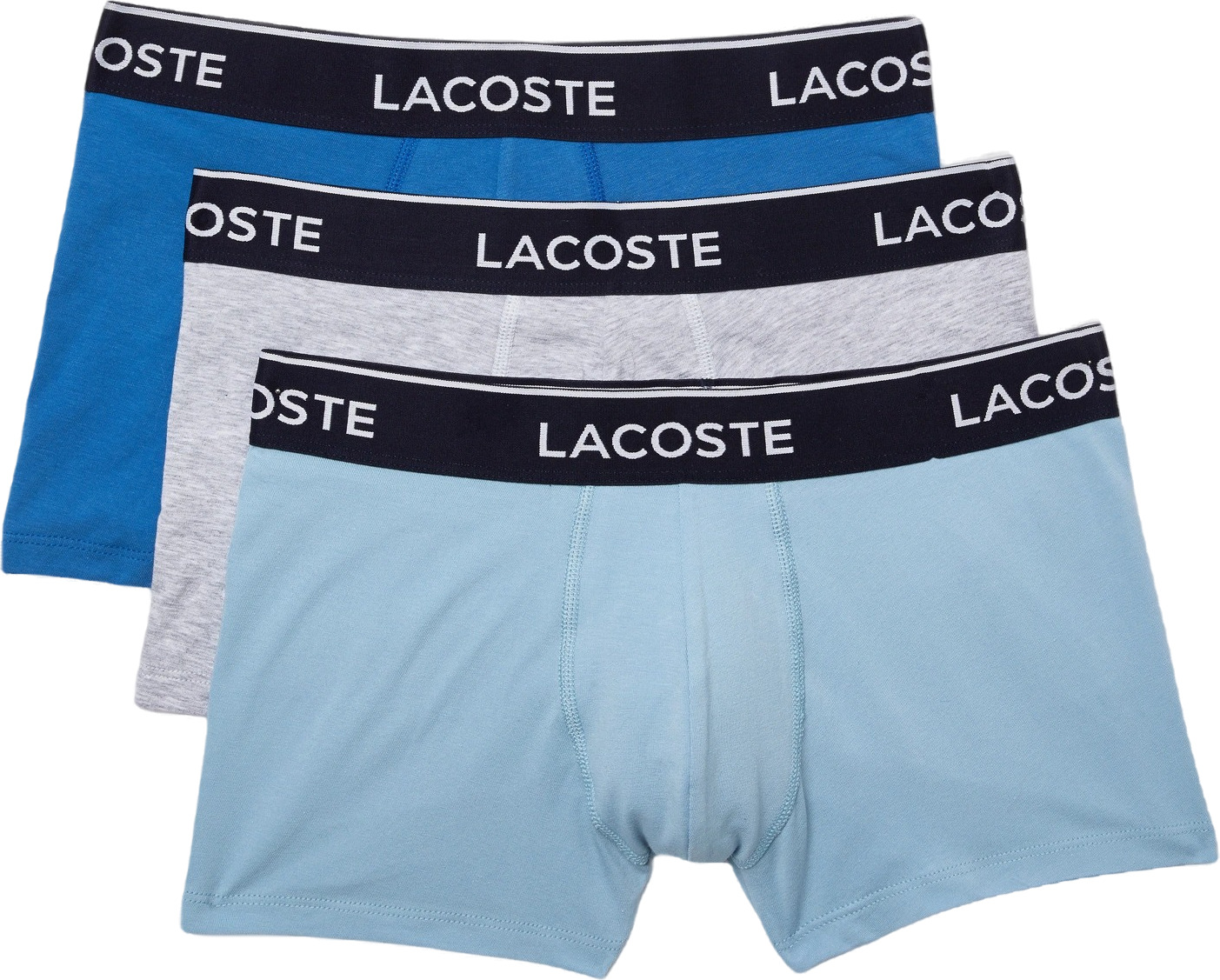 

Комплект трусов мужских Lacoste Pack Of 3 Casual Black Trunks разноцветных M, Разноцветный, Pack Of 3 Casual Black Trunks