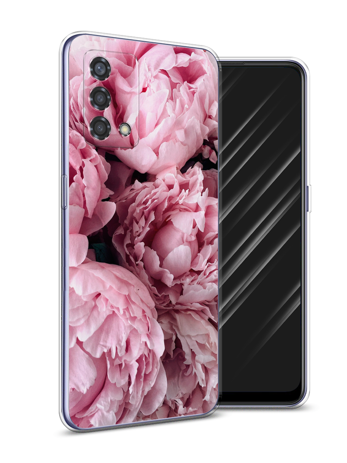 

Чехол Awog на Oppo Reno 6 Lite "Нежные пионы", Разноцветный, 259550-8