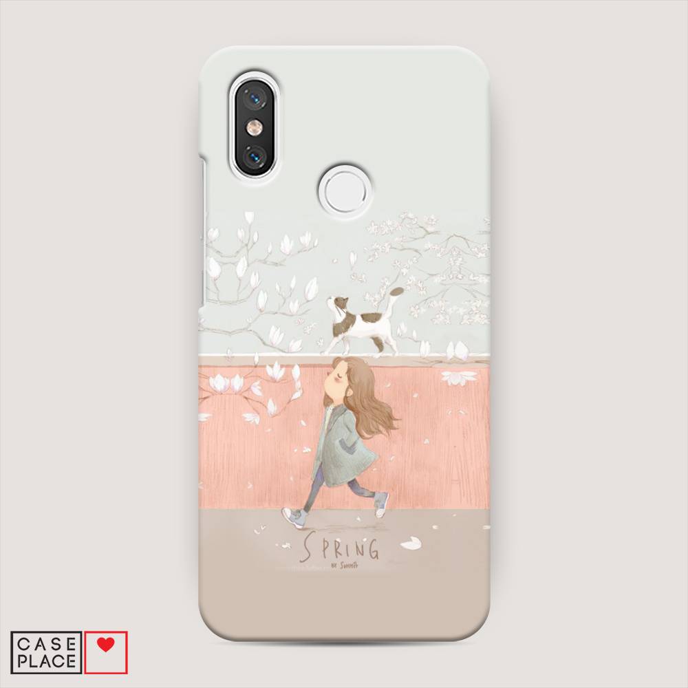 

Пластиковый чехол "Девочка-весна" на Xiaomi Mi 8, 33520-5