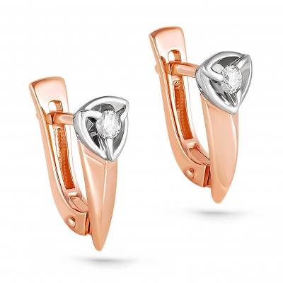 

Серьги из красного золота с бриллиантом Kabarovsky 12-0857-1000, 12-0857-1000