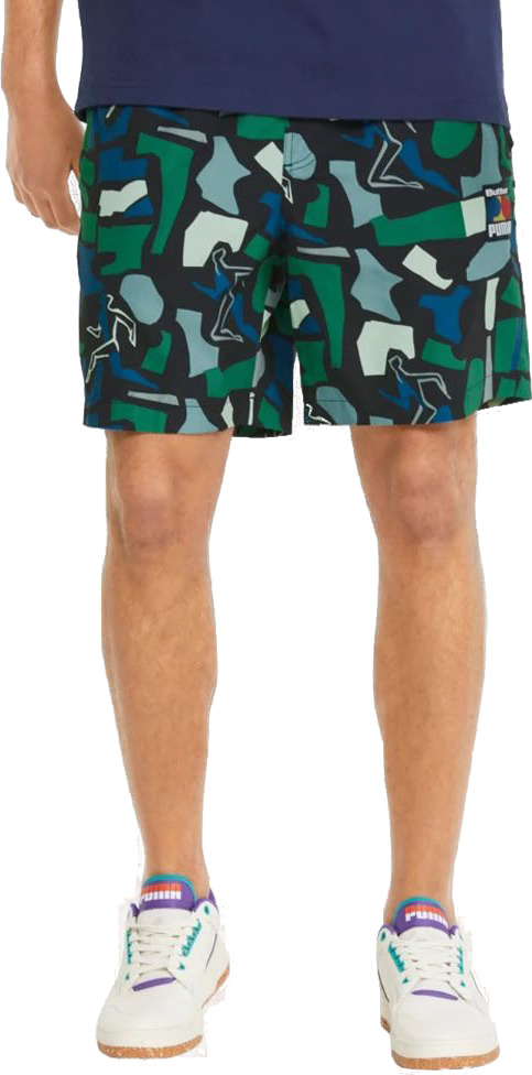 Шорты мужские PUMA X Butter Goods Aop Shorts разноцветные L