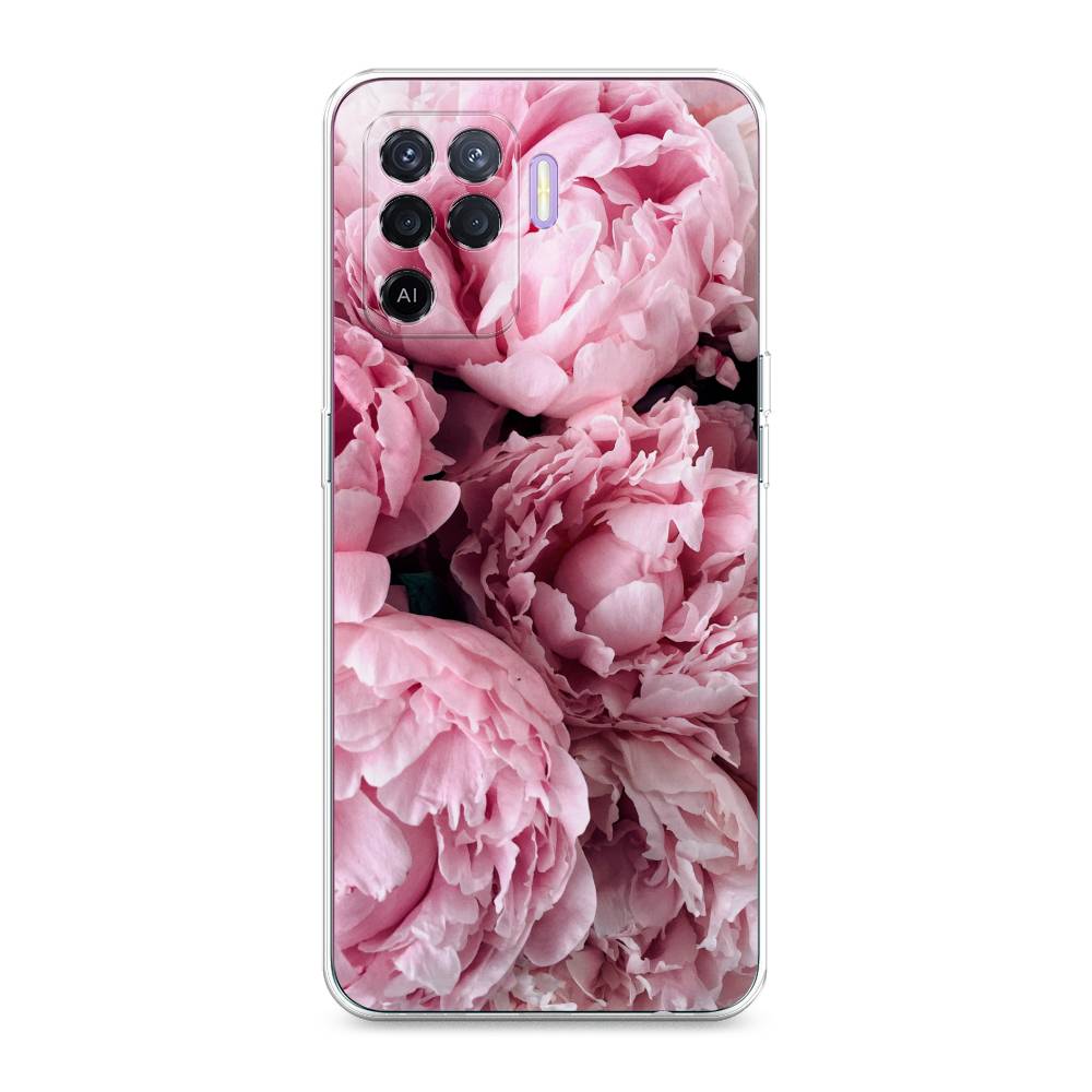

Чехол Awog на Oppo Reno 5 Lite "Нежные пионы", Разноцветный, 255150-8