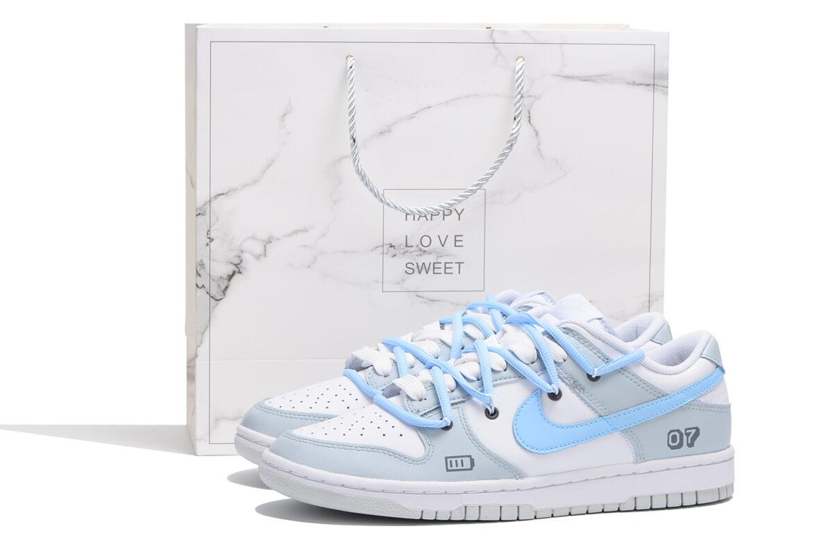 

Кеды унисекс Nike Dunk Low белые 44.5 EU, Белый, Dunk Low