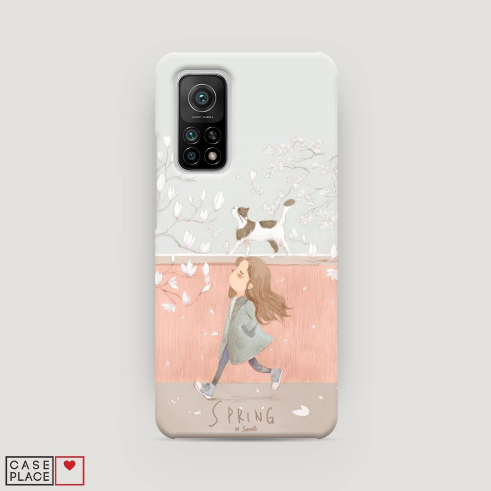 

Пластиковый чехол "Девочка-весна" на Xiaomi Mi 10T Pro, 37720-5