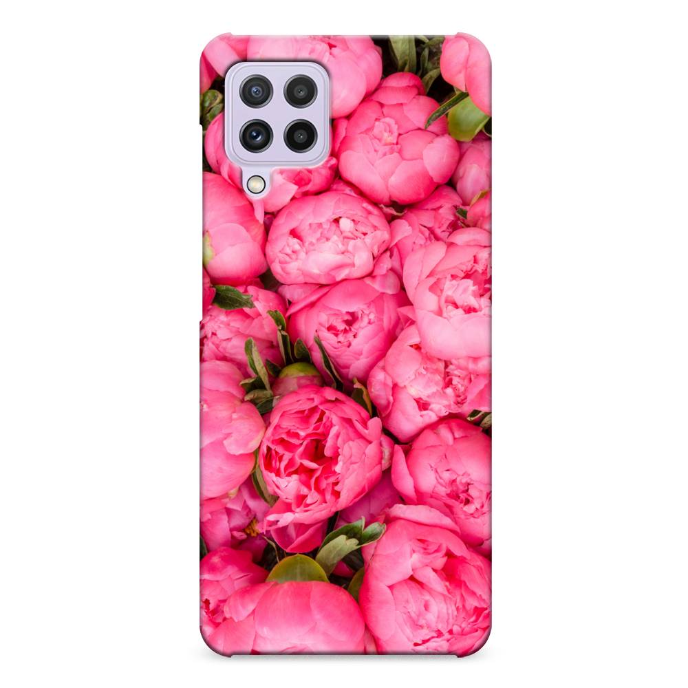 

Пластиковый чехол "Прекрасные пионы" на Samsung Galaxy A22