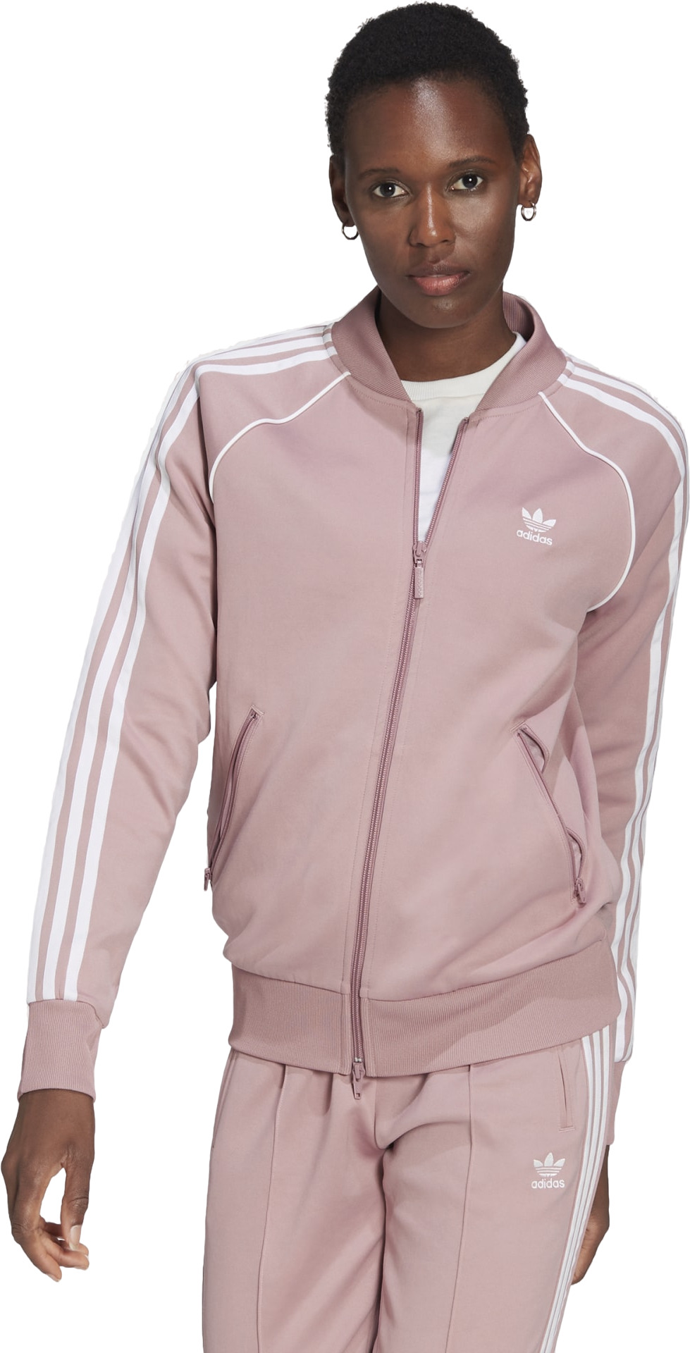 Олимпийка женская Adidas SST TRACKTOP PB розовая 42