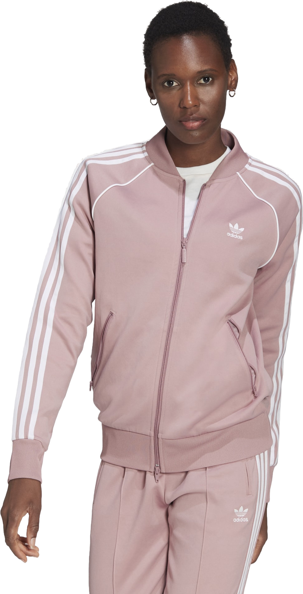 Олимпийка женская Adidas SST TRACKTOP PB розовая 40