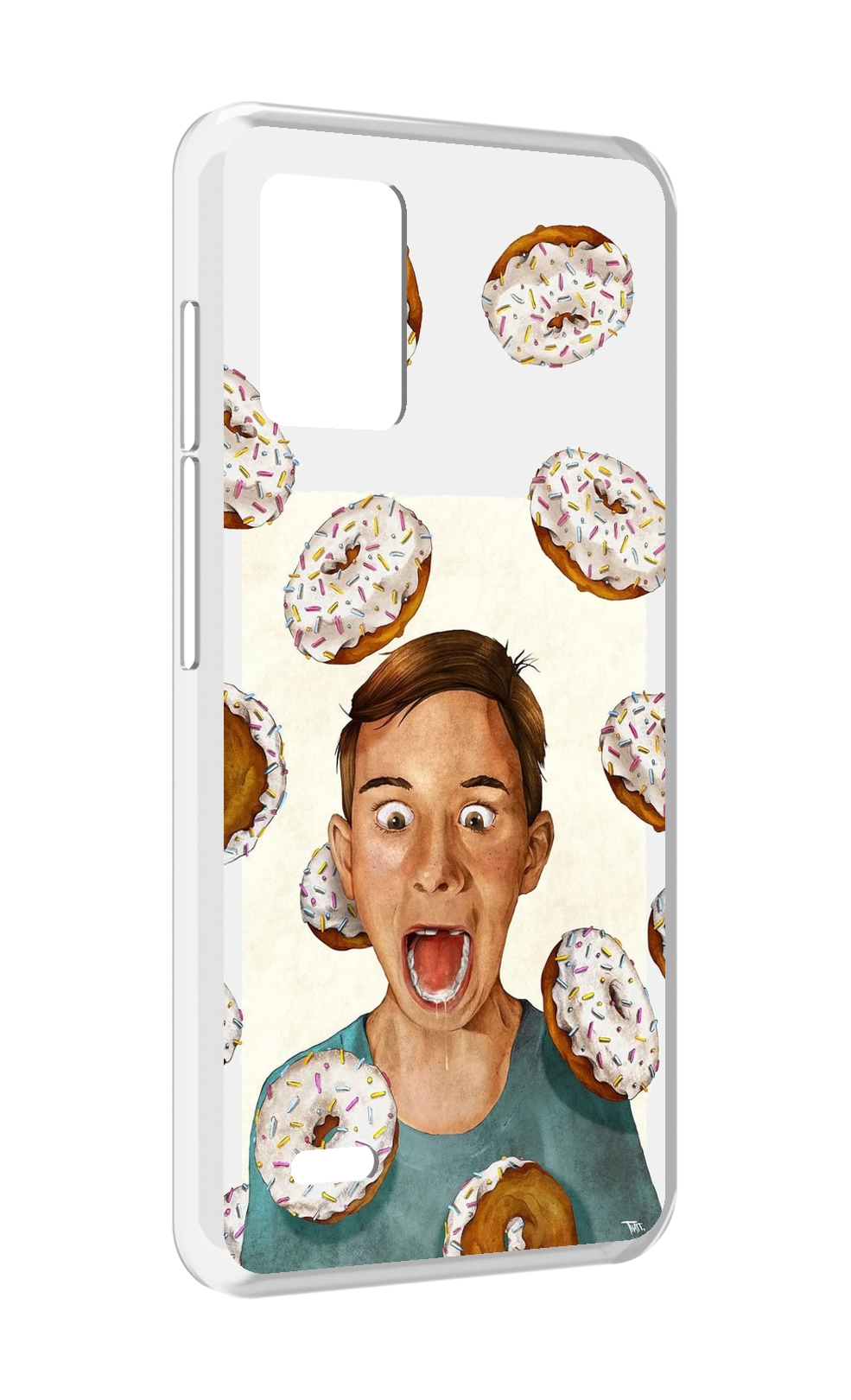 

Чехол MyPads Бешенные-пончики для UMIDIGI Bison X10S / Bison X10G, Прозрачный, Tocco