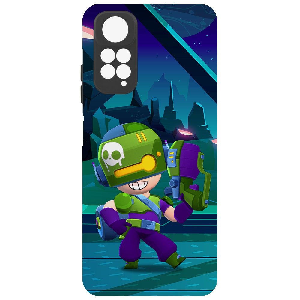 

Чехол-накладка Krutoff Brawl Stars - Контрабандистка Пенни для Xiaomi Redmi Note 11, Черный