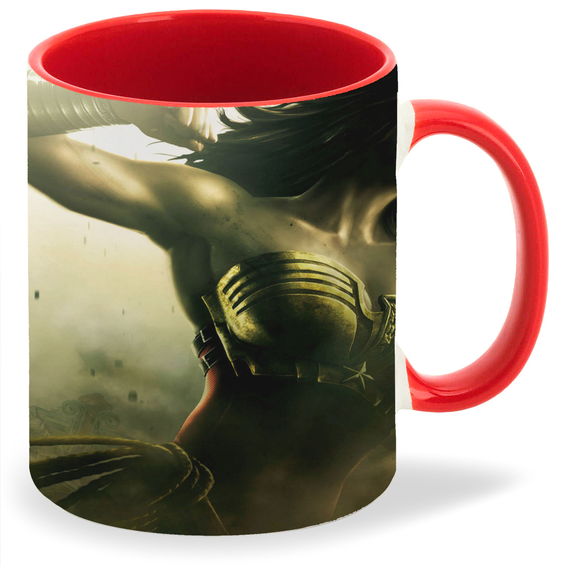 

Кружка CoolPodarok injustice gods among us Чудо женщина против Бэтмена, injustice gods among us Чудо женщина против Бэтмена