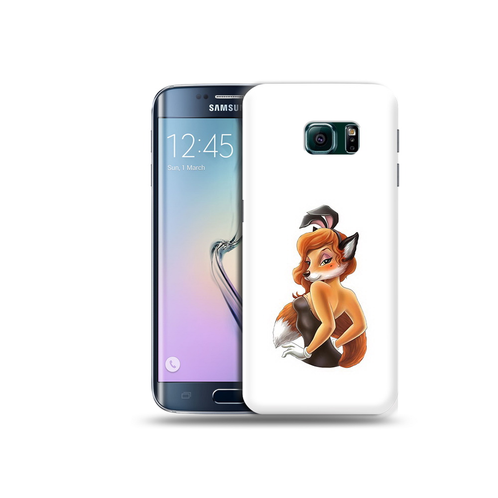 

Чехол MyPads Tocco для Samsung Galaxy S6 Edge баронесса, Прозрачный, Tocco