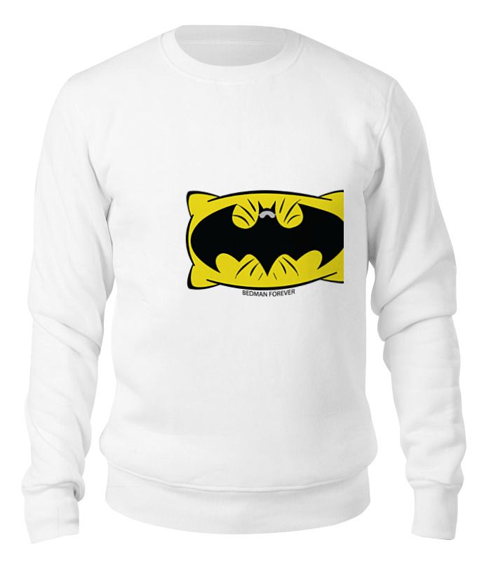 

Свитшот унисекс Printio Bedman forever белый L, Bedman forever