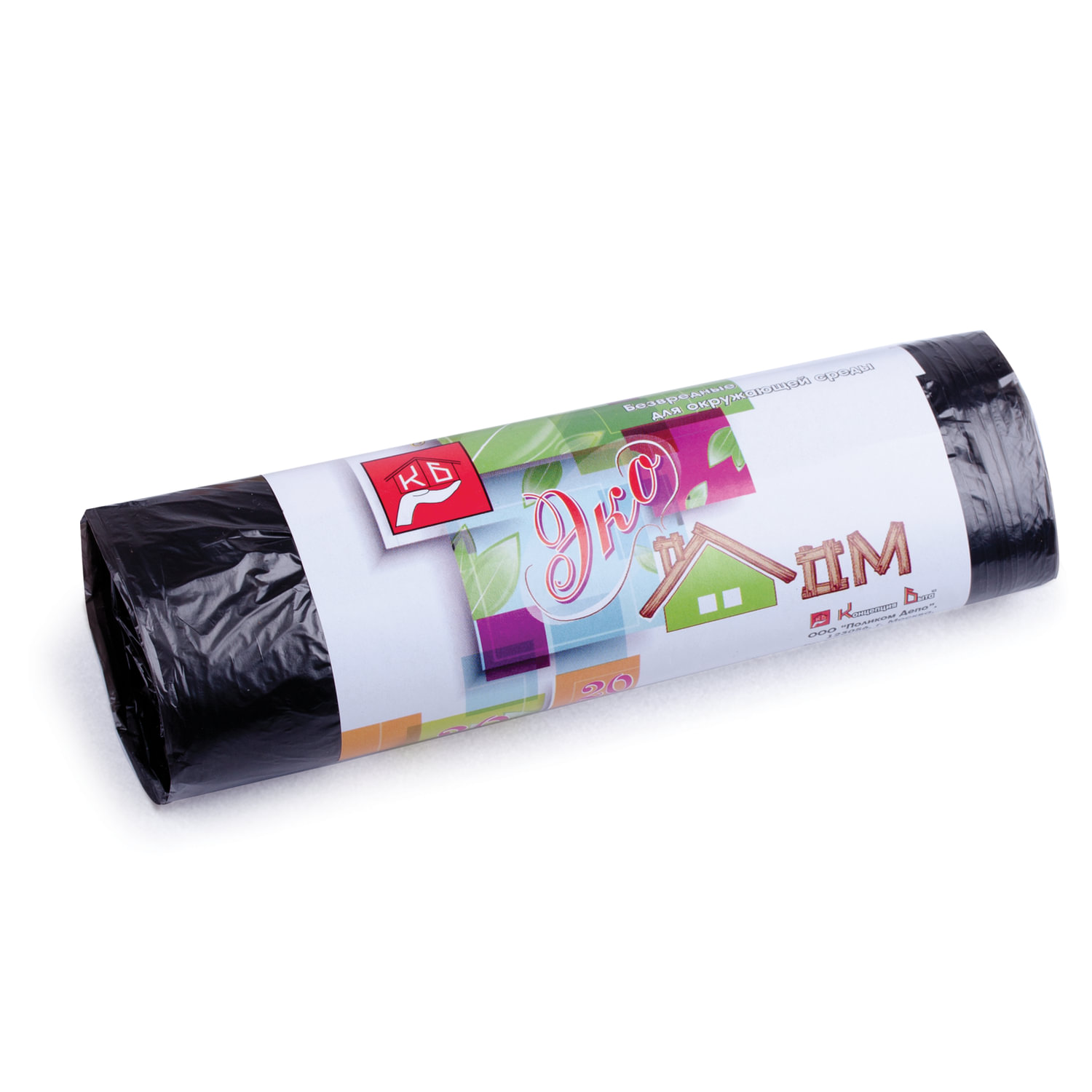 

Набор из 90 шт, Мешки для мусора 30 л (601348), Черный