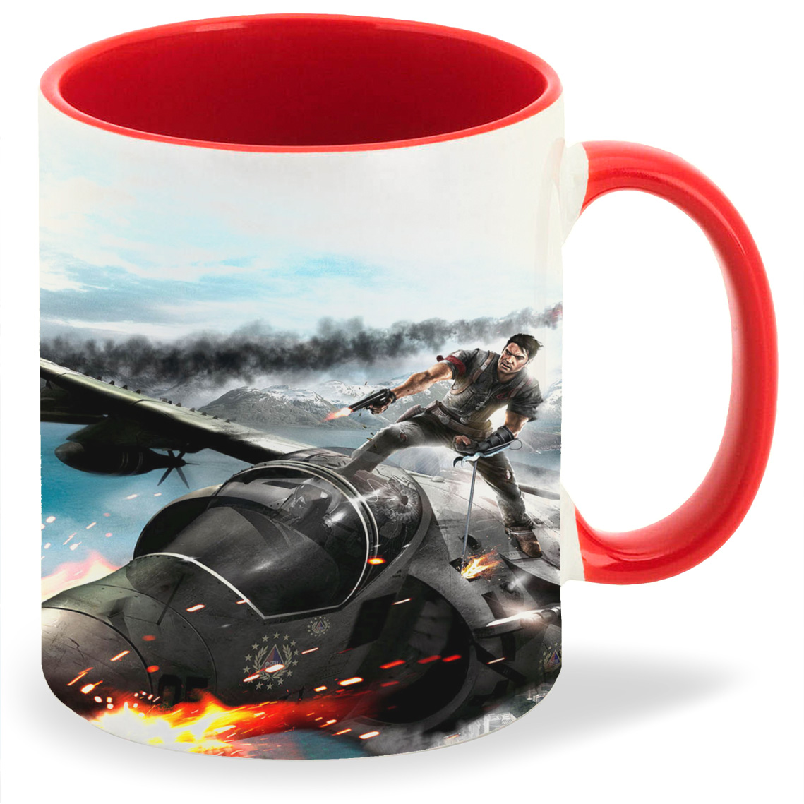 

Кружка CoolPodarok just cause 2 На крыше самолёта, just cause 2 На крыше самолёта