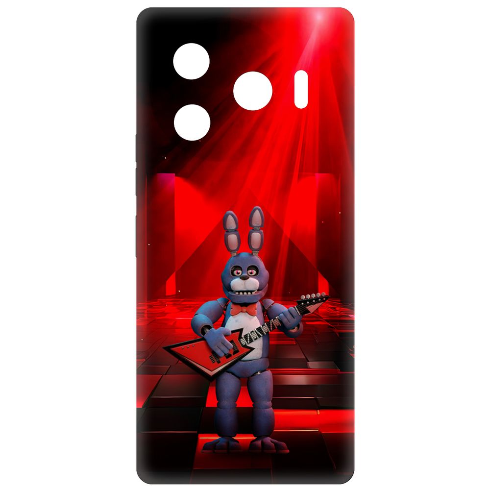 

Чехол-накладка Krutoff Soft Case ФНАФ - Бонни с гитарой для TECNO Camon 30 Pro 5G черный