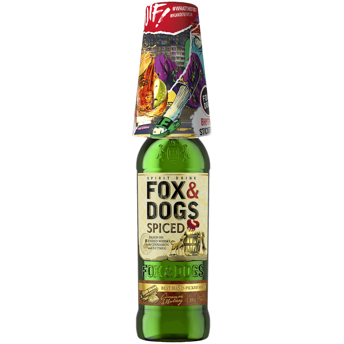 

Настойка Fox & Dogs Spiced 0,7 л в подарочной упаковке + стакан