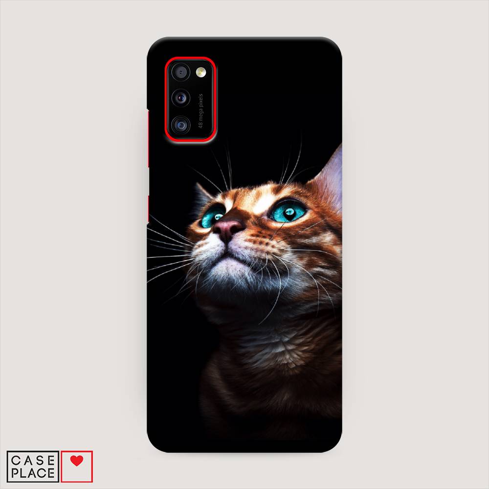 

Пластиковый чехол "Мечтательный кот" на Samsung Galaxy A41