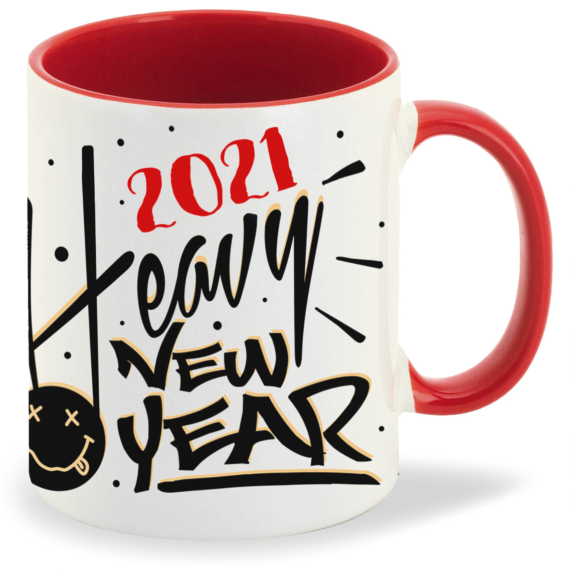 

Кружка CoolPodarok 2021. Heavy New Year, 2021. Heavy New Year