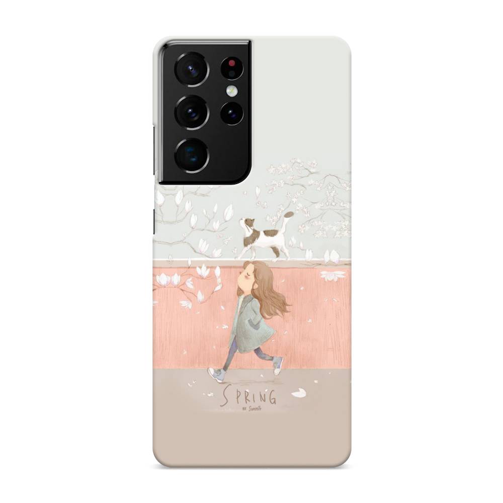

Пластиковый чехол "Девочка-весна" на Samsung Galaxy S21 Ultra, 2102220-5