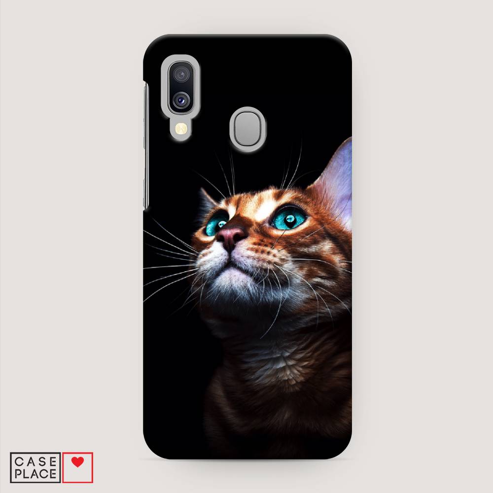 

Пластиковый чехол "Мечтательный кот" на Samsung Galaxy A40
