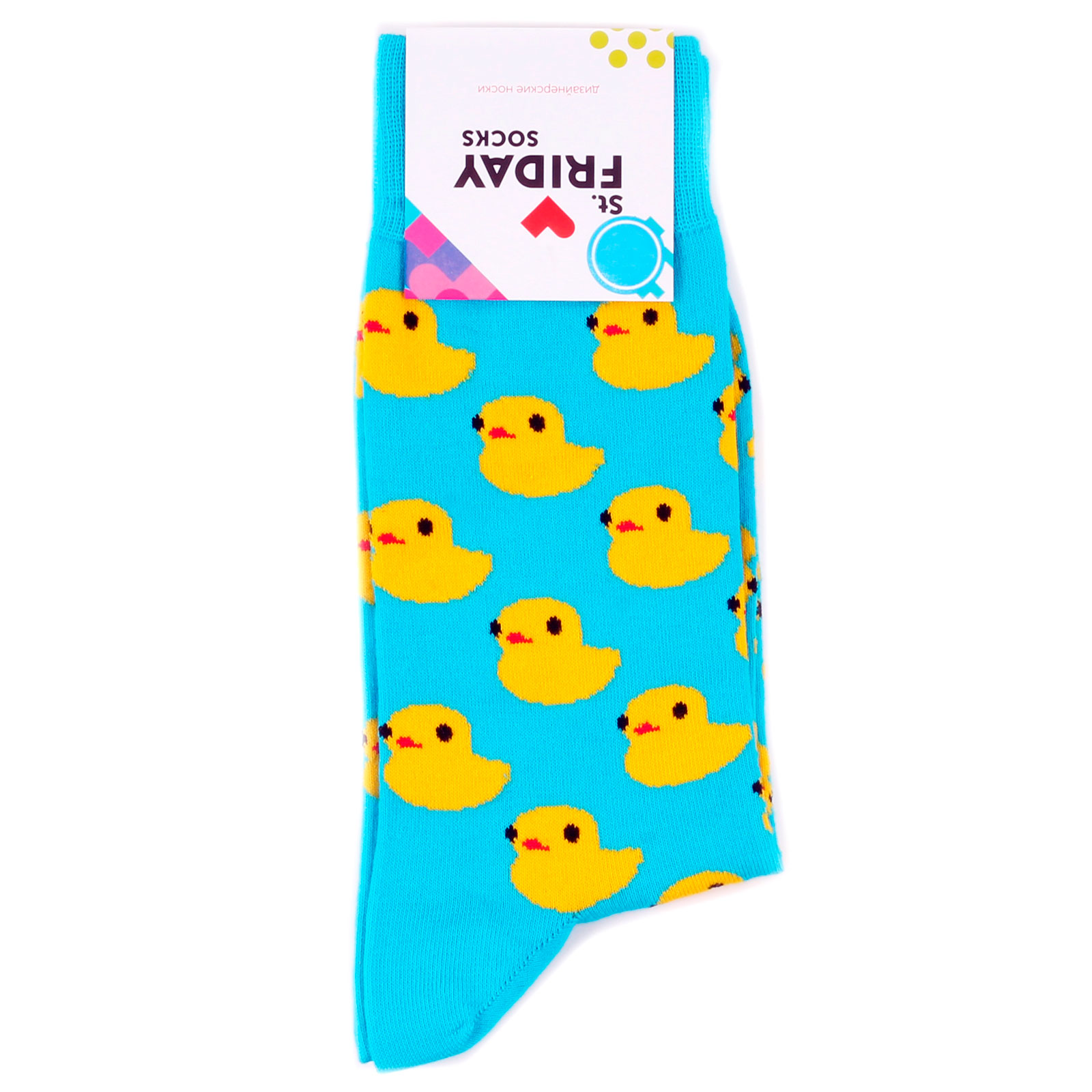 

Носки унисекс St. Friday Socks Ducks разноцветные 42-46, Разноцветный, Ducks