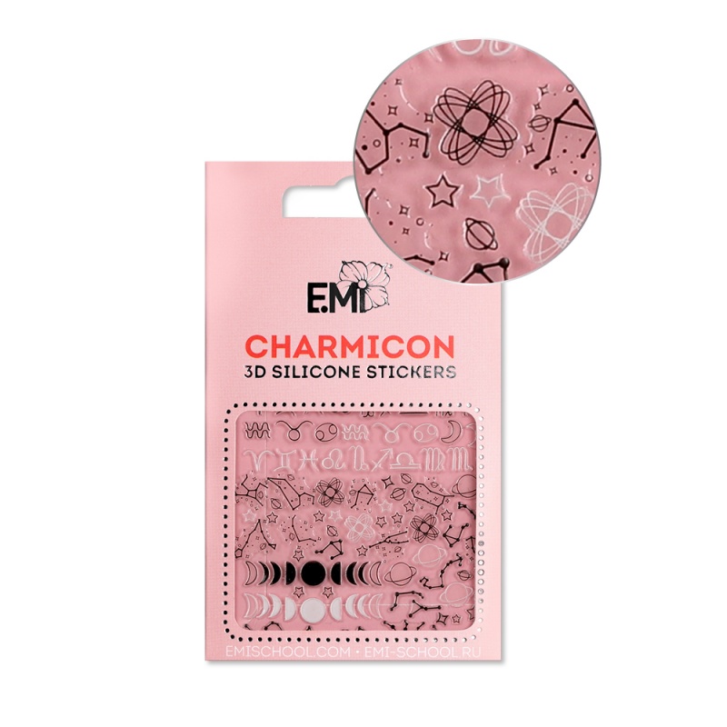 E.Mi, 3D-стикеры №126 Созвездия зодиака Charmicon 3D Silicone Stickers соедини по точкам знаки зодиака и созвездия