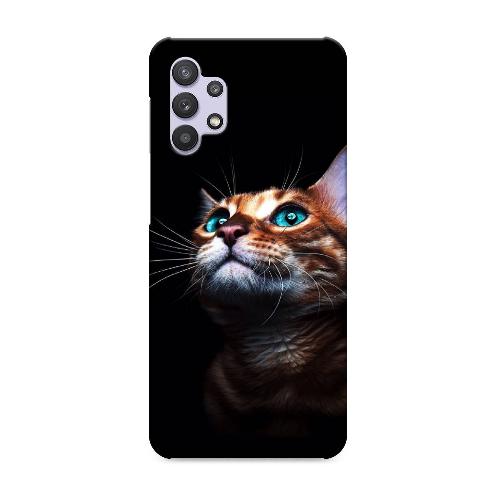 

Пластиковый чехол "Мечтательный кот" на Samsung Galaxy A32, 2102020-1