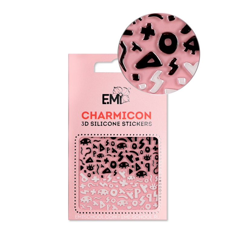 E.Mi, 3D-стикеры №119 Тайные символы Charmicon 3D Silicone Stickers дали миры и символы астахов а