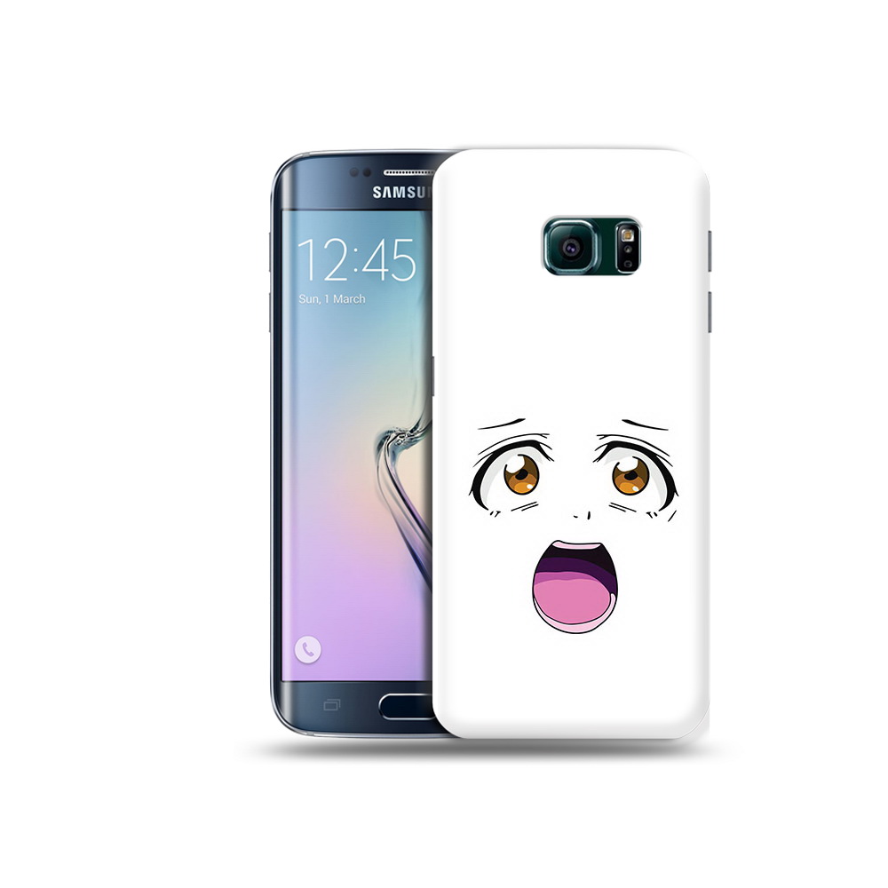 

Чехол MyPads Tocco для Samsung Galaxy S6 Edge аниме лицао, Прозрачный, Tocco