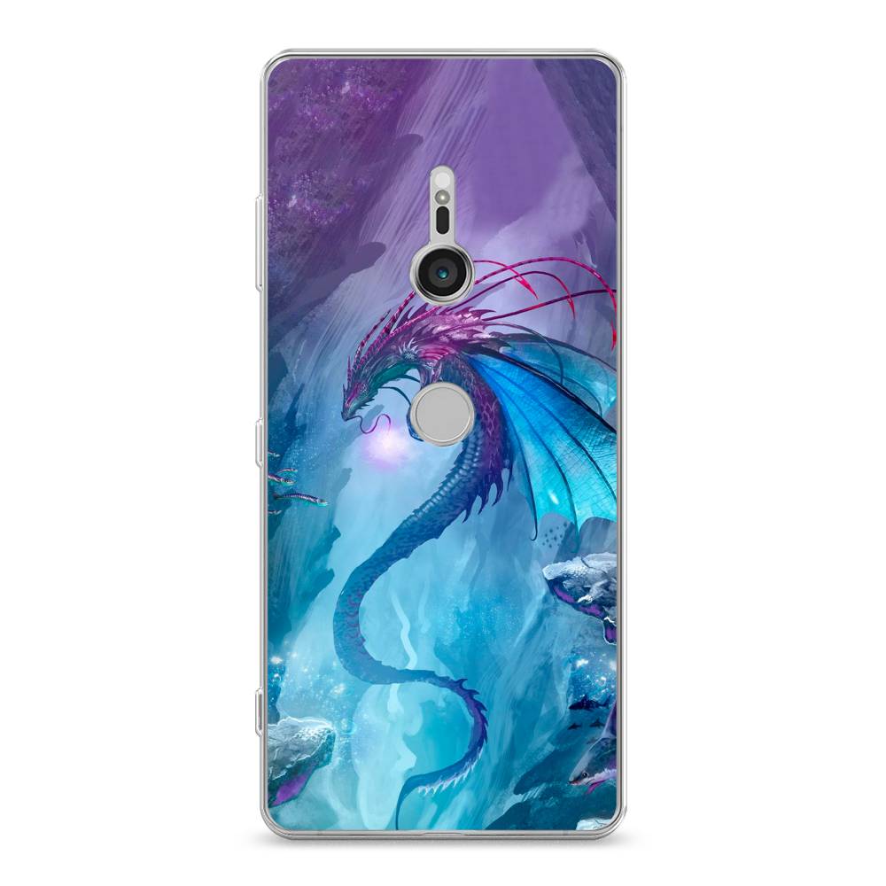 

Чехол Awog на Sony Xperia XZ3 "Водный дракон", Разноцветный, 53650-2