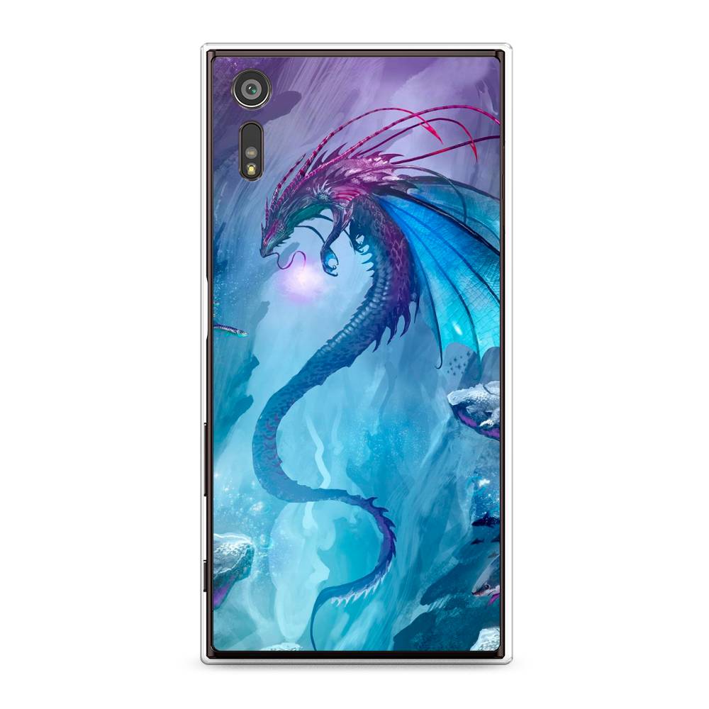 

Чехол Awog на Sony Xperia XZ "Водный дракон", Разноцветный, 51450-2