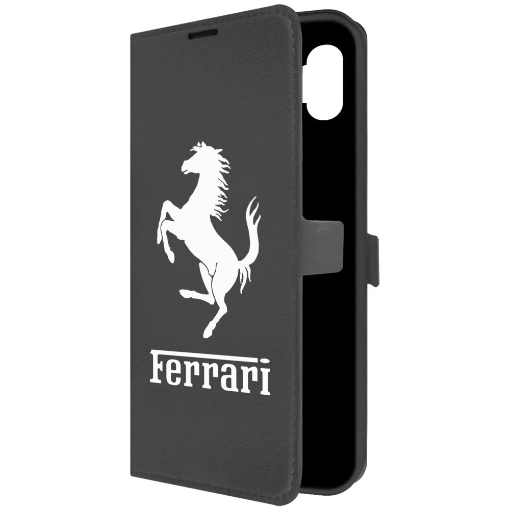 

Чехол-книжка Krutoff Eco Book для Samsung Galaxy A04 Ferrari черный