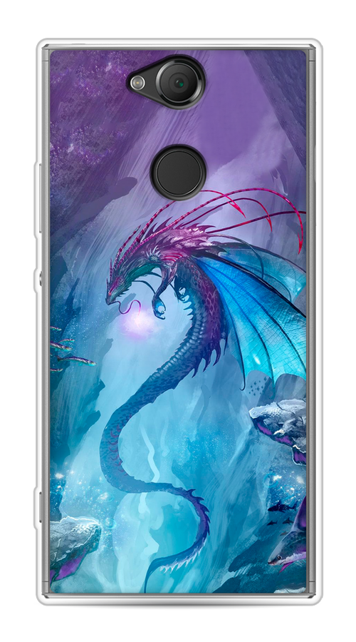 

Чехол Awog на Sony Xperia XA2 "Водный дракон", Разноцветный, 53150-2
