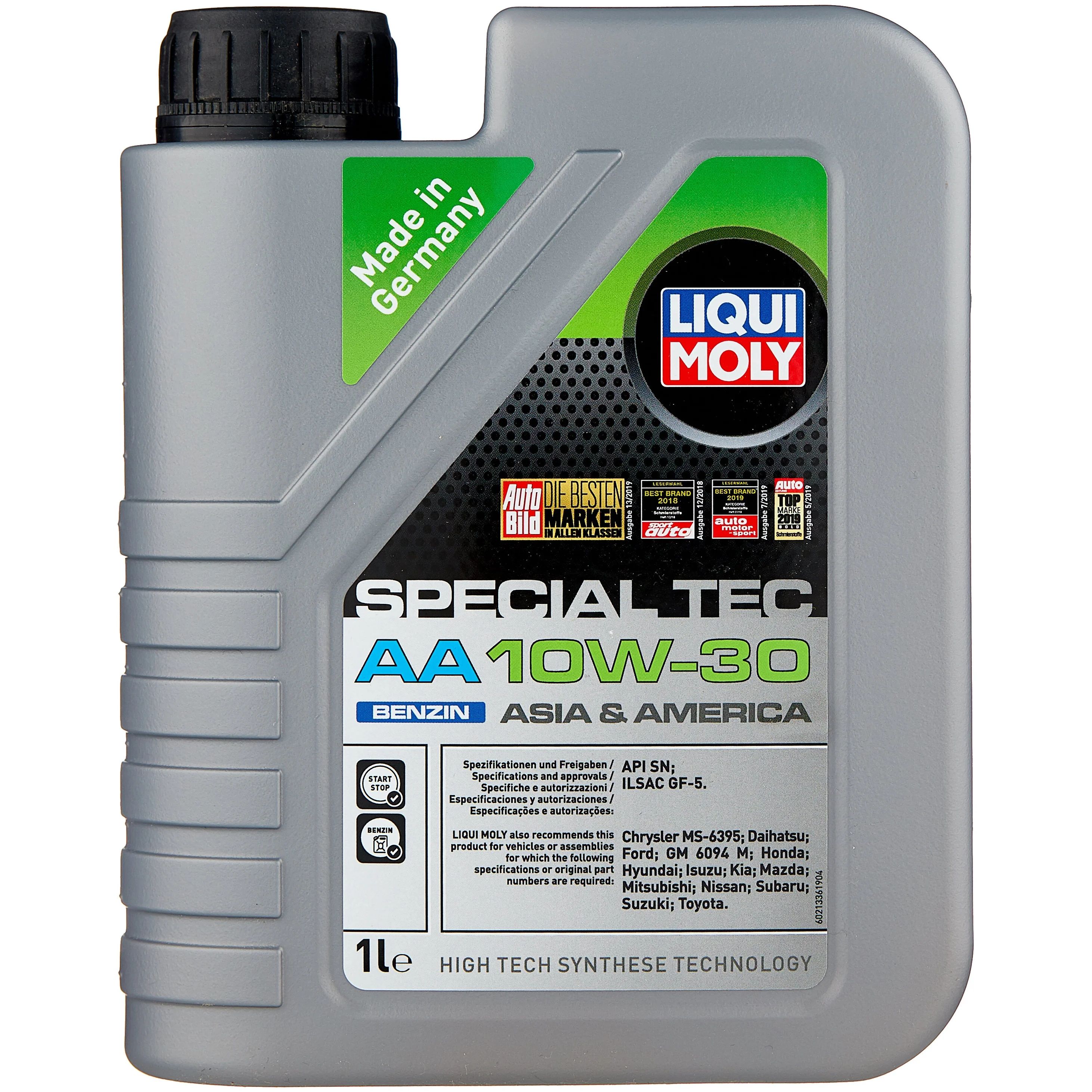 

Моторное масло LIQUI MOLY Special Tec AA Benzin 10W30 SN GF-5 1л