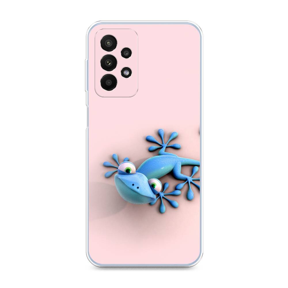 

Чехол Awog на Samsung Galaxy A23 / Самсунг A23 "Голубая ящерка", Разноцветный, 2105050-2