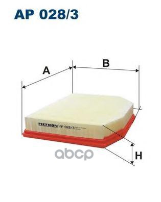 

Ap 028/3_фильтр Воздушный! Bmw Z4 2.0i/2.5i 05> Filtron арт. AP0283
