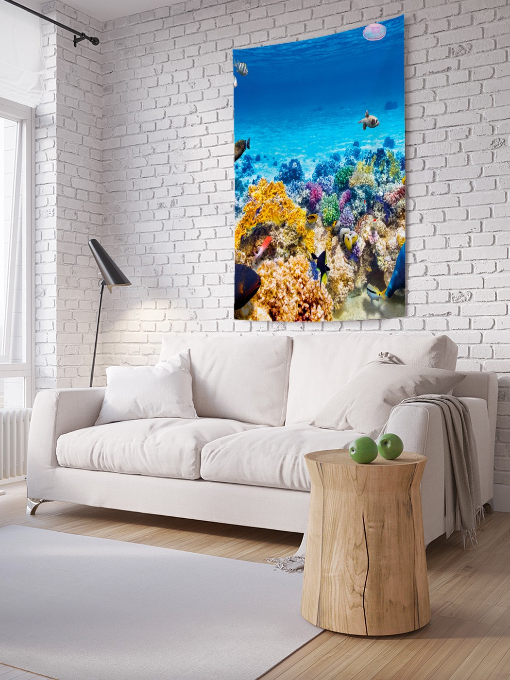 

Вертикальное фотопанно на стену JoyArty "Красота на дне", 100x150 см, Красота на дне