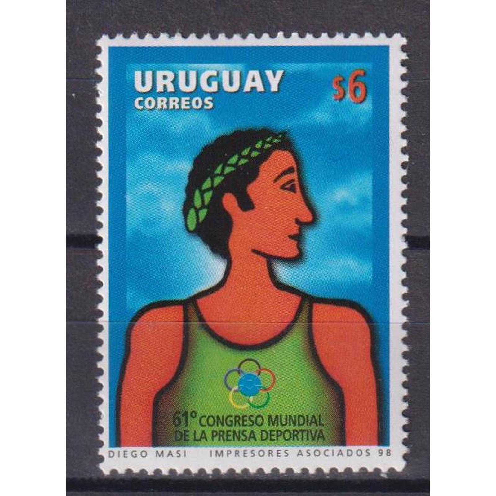 

Почтовые марки Уругвай 61-й Всемирный конгресс спортивной журналистики Спорт, Журналисты