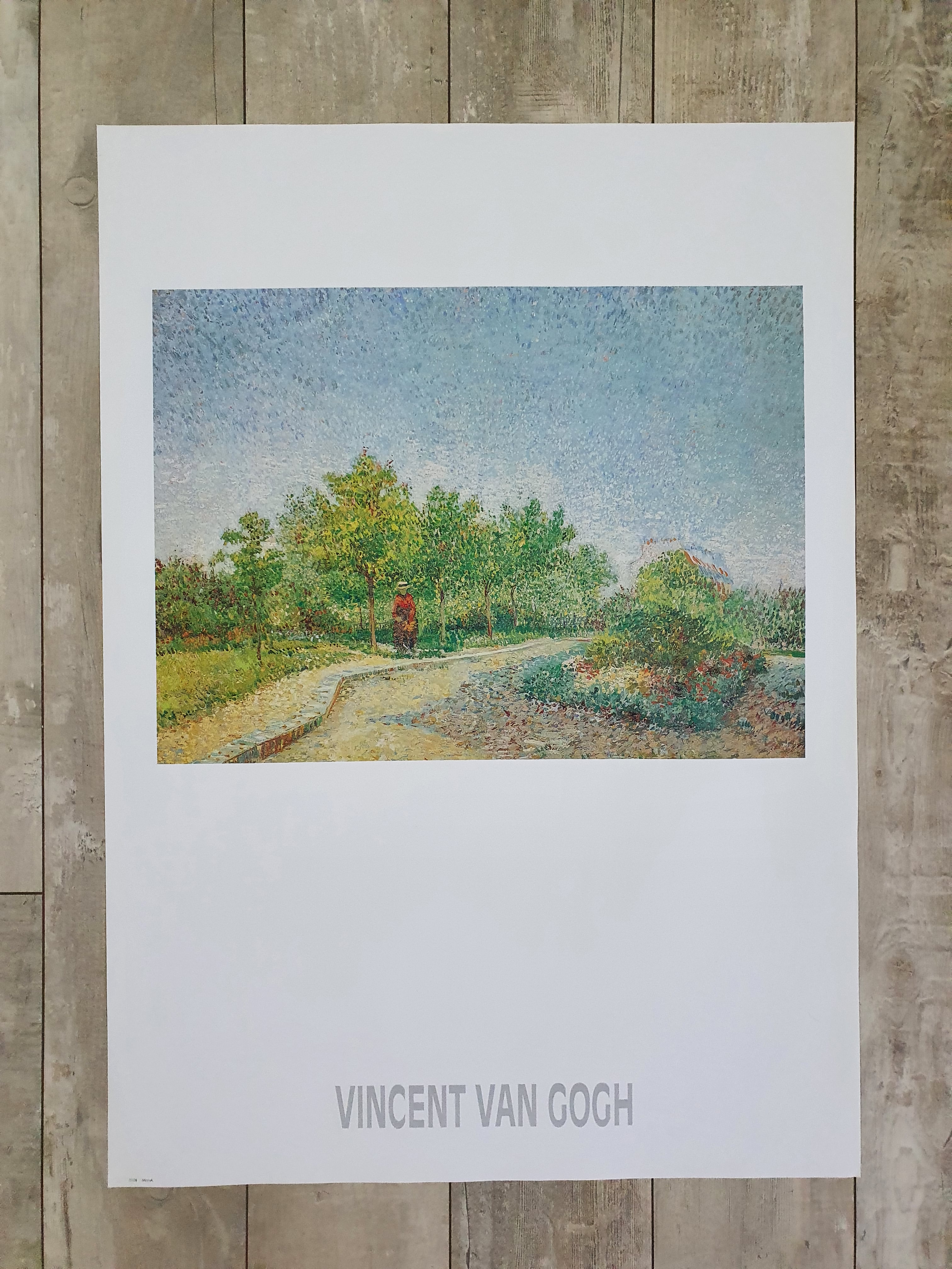 Постер ТД Коллекция 50х70 VINCENT VAN GOGH Lane in Voyer d'Argenson Park at As