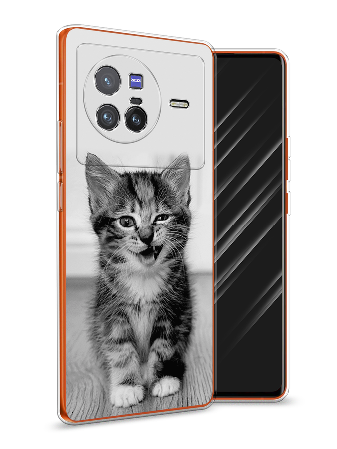 

Чехол Awog на Vivo X80 "Подмигивающий котенок", Разноцветный, 266550-1
