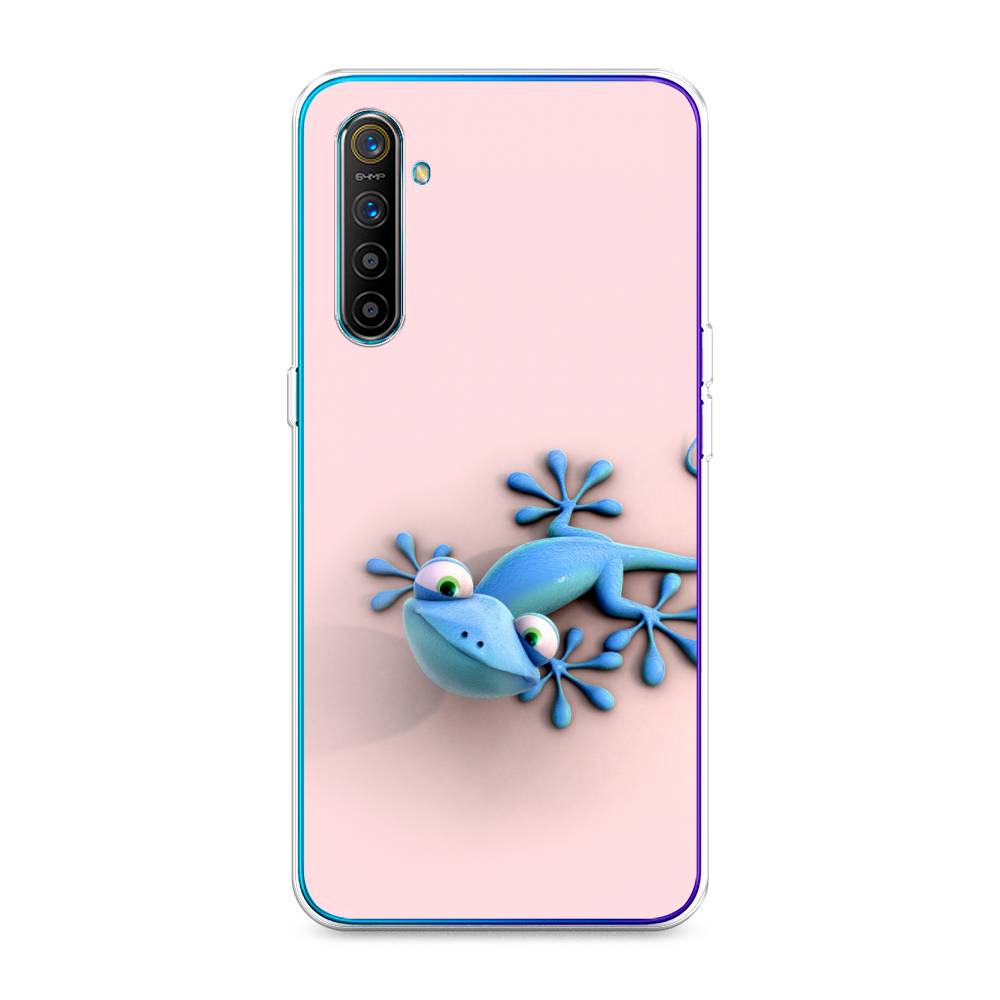 

Чехол Awog на Realme XT "Голубая ящерка", Разноцветный, 251450-2