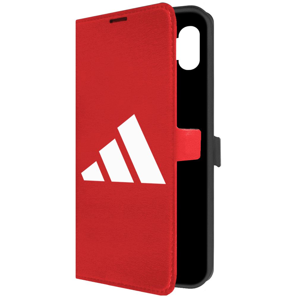 

Чехол-книжка Krutoff Eco Book для Samsung Galaxy A04 Adidas красный