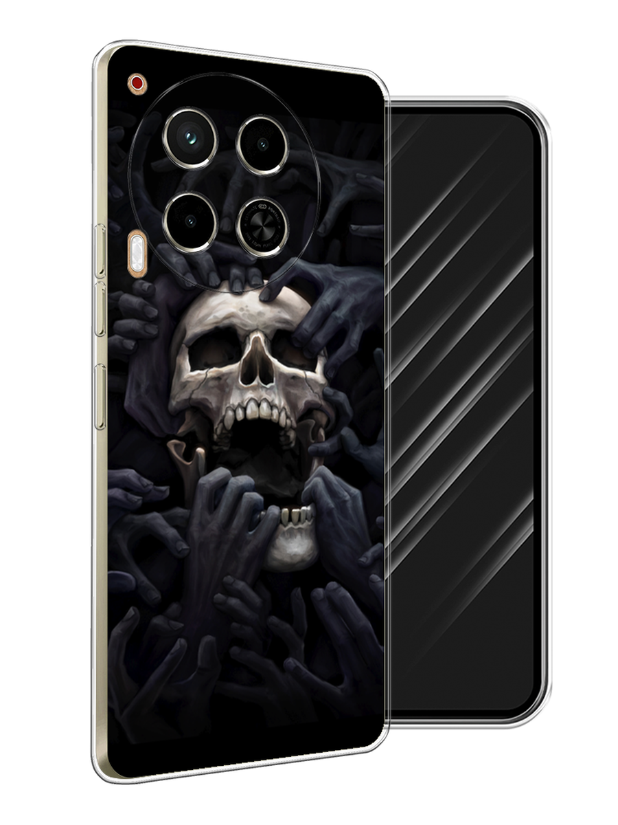 

Чехол Awog на Tecno Camon 30 4G "Череп 29", Черный;серый, 305650-1