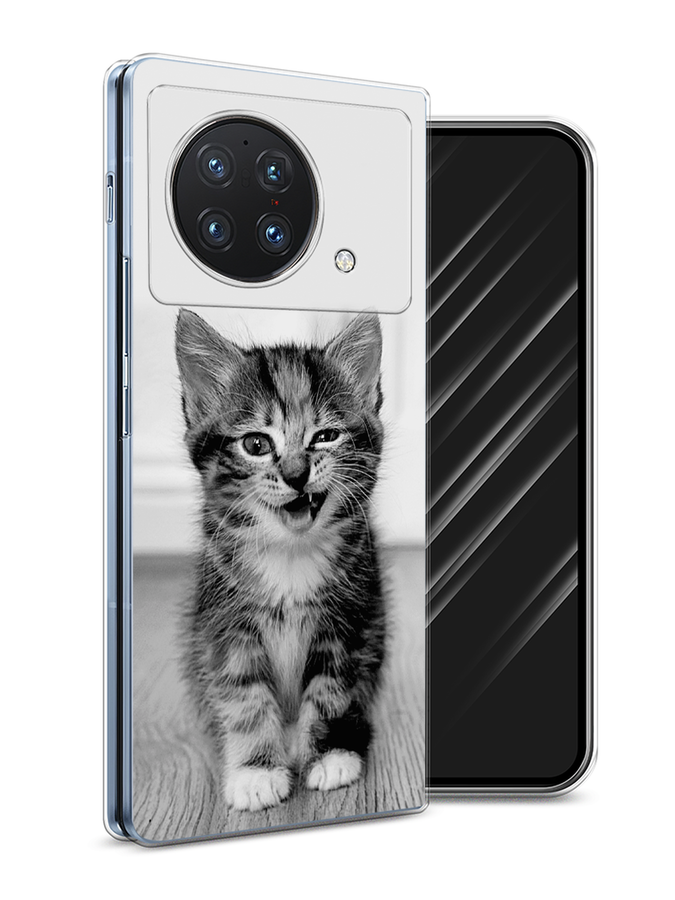 

Чехол Awog на Vivo X Fold "Подмигивающий котенок", Разноцветный, 266750-1