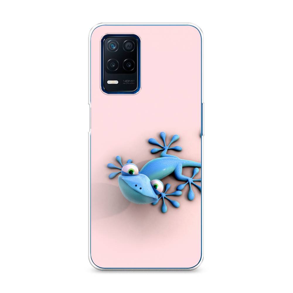 

Чехол Awog на Realme 8 5G/Narzo 30 5G "Голубая ящерка", Разноцветный, 257150-2